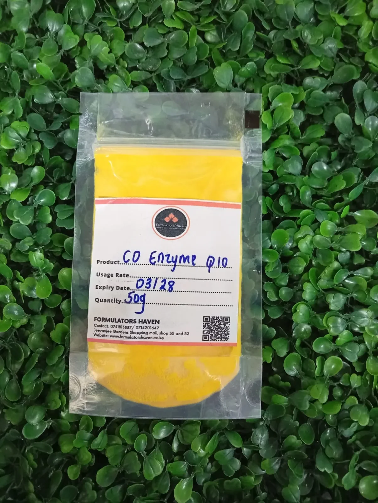Coenzyme Q10 Powder – Water-Soluble Antioxidant for Pro-Youth Serums