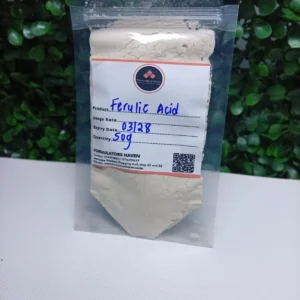 Pure Ferulic Acid Powder – High-Performance Antioxidant Stabilizer for Vitamin C Serums